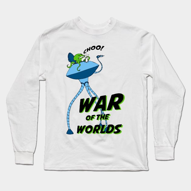 War of the Worlds Long Sleeve T-Shirt by lucamendieta